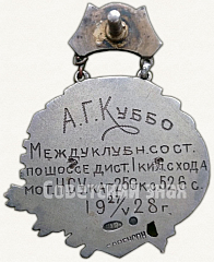 РЕВЕРС: Призовой жетон ЛОСФК (Ленинградский областной совет по физической культуре) ЦДФК (Центральный дом физической культуры) № 6072а