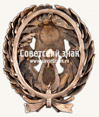 РЕВЕРС: Знак выпускника Красносельской Морской школы воздушного боя и бомбометания № 16873а