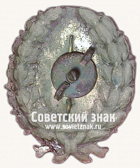 РЕВЕРС: Знак военнослужащего продовольственно-ревизионным отрядам РККА. Тип 2 № 17154а