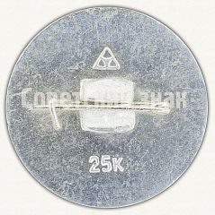 РЕВЕРС: Знак с изображением индейца стрелка № 9666а