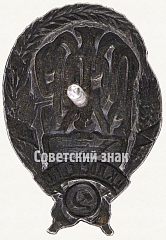 РЕВЕРС: Наградной знак за активную работу в «ЦК ПОСЛЕДГОЛ» (Комиссии по ликвидации последствий голода при ВЦИК. РСФСР) № 51а