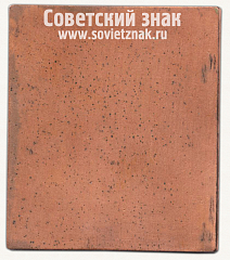 РЕВЕРС: Плакета «Храм Василия Блаженного» № 13211а