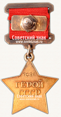 РЕВЕРС: Медаль «Золотая Звезда» № 14906а