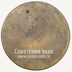 РЕВЕРС: Настольная медаль «50 лет Пушкинского государственного заповедника» № 10922а