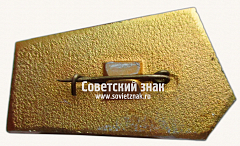 РЕВЕРС: Знак «Калужский турбинный завод (КТЗ). В память о награждении орденом Трудового красного знамени. 1970» № 16717а