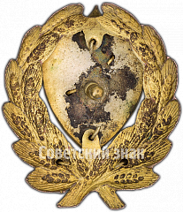 РЕВЕРС: Знак «Нагрудный знак командного состава РКМ (рабоче-крестьянская милиция)» № 3787а