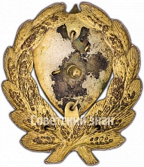 РЕВЕРС: Нагрудный знак командного состава РКМ (рабоче-крестьянская милиция) № 3787а