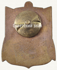 РЕВЕРС: Знак «Заслуженный ветеран Латвийского морского пароходства» № 8041а