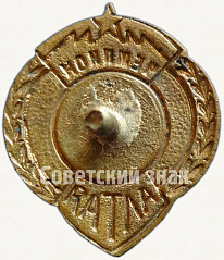 РЕВЕРС: Знак «Чемпион Алтая. Штанга» № 5166а