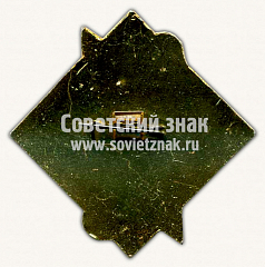 РЕВЕРС: Знак «Областной студенческий отряд. Ташкент» № 10032а