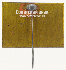 РЕВЕРС: Знак «10 лет Целлюлозно-картонным комбинатом (ЦКК). Майкоп. 1975» № 16638а