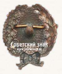 РЕВЕРС: Знак командира Рабоче-крестьянской Красной Армии. Тип 38 № 17162а