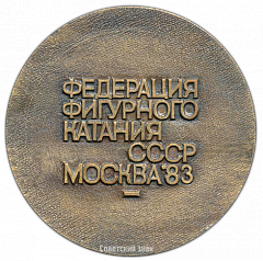 РЕВЕРС: Настольная медаль «Федерация фигурного катания СССР. Москва» № 3475а