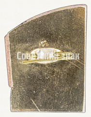 РЕВЕРС: Памятный знак посвященный XXV съезду КПСС. Тип 4 № 9292а