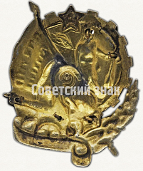 РЕВЕРС: Знак «Герою Революционного движения 1917-1918 гг.» № 16и