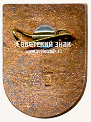 РЕВЕРС: Знак «Краслава (Kraslava). Краславский край. Латвийская ССР» № 17400а