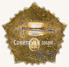 РЕВЕРС: Знак «Готов к труду и обороне СССР (ГТО). V ступень» № 7599б