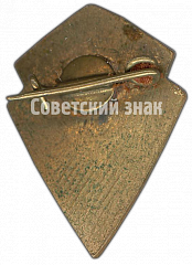 РЕВЕРС: Призовой знак «Юный Динамовец». III место № 4572а