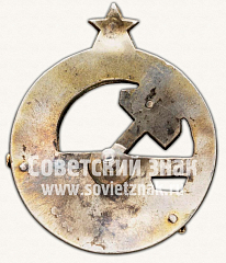 РЕВЕРС: Знак «ОСОАВИАХИМ. 1927. «Звездный перелет»» № 11565а